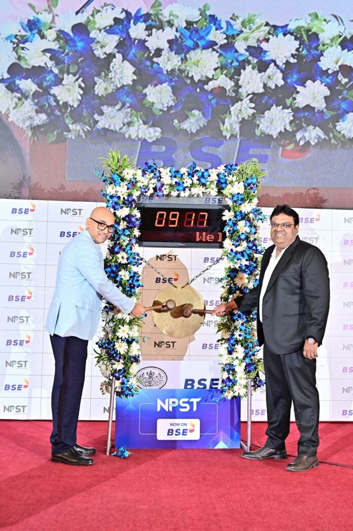 L-R (Deepak Chand Thakur, Co-Founder and CEO, NPST) (Ashish Aggarwal, Joint Managing Director, NPST) NPST